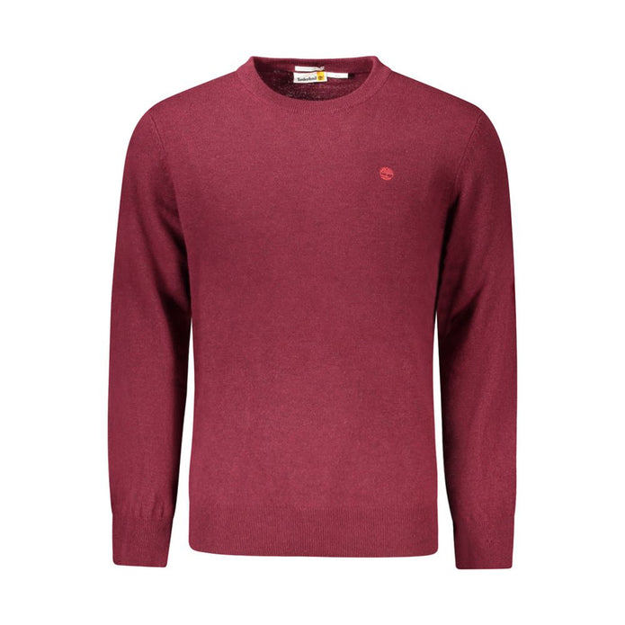Red Wool Men Sweater