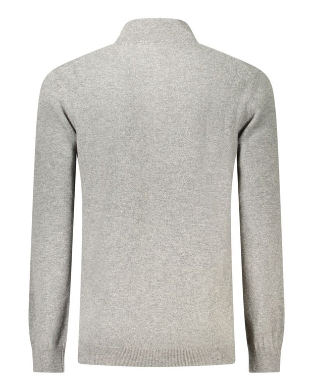 Gray Wool Men Sweater
