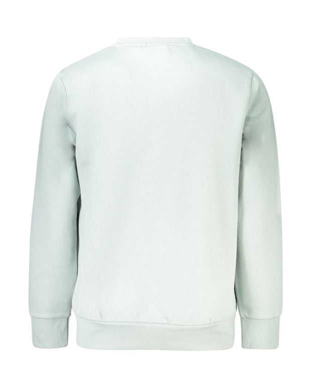 Green Cotton Men Sweater