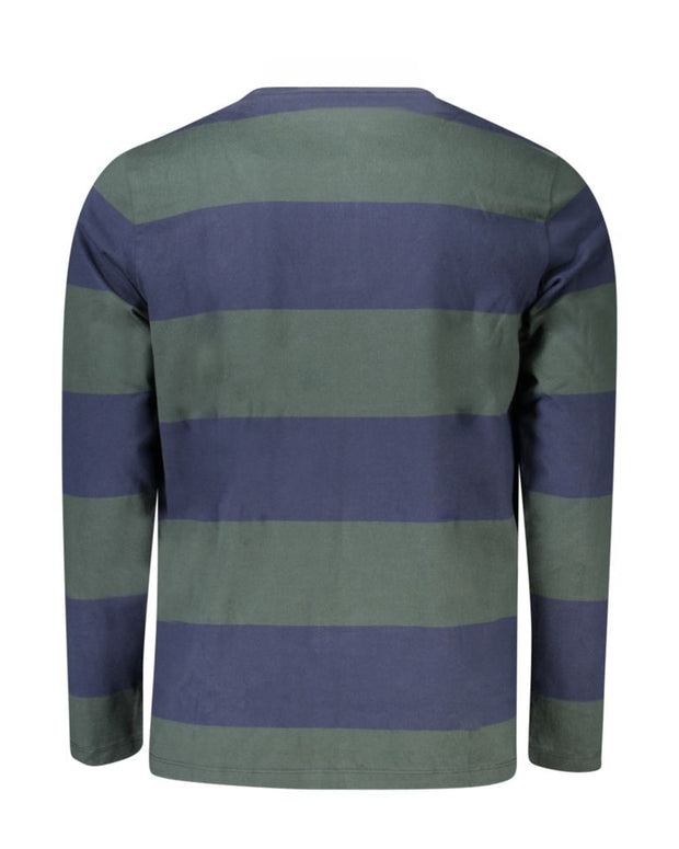 Green Cotton Men Polo Shirt