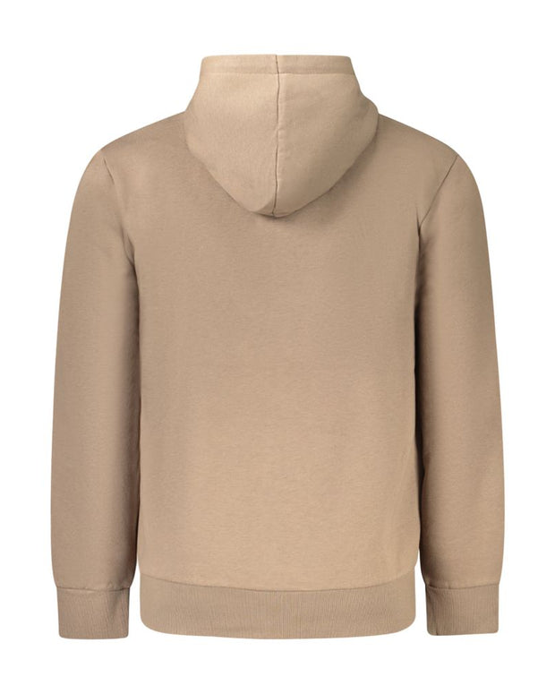 Brown Cotton Men Sweater