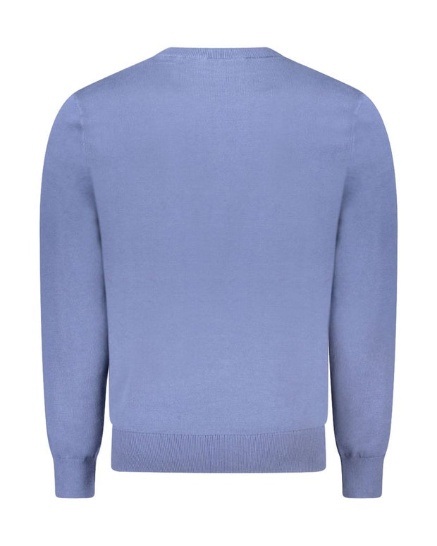 Blue Organic Cotton Men Sweater