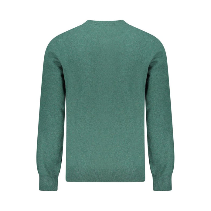 Green Wool Men Sweater