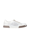White Leather Low Tops