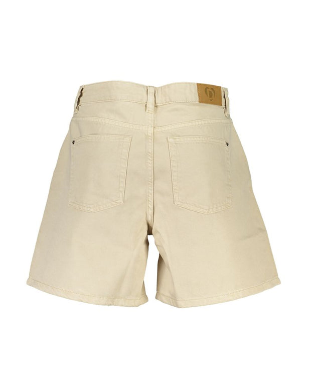 Beige Cotton Short