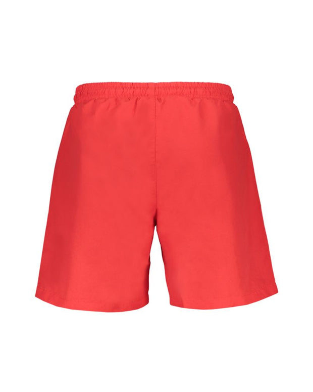 Red Polyester Swimwear