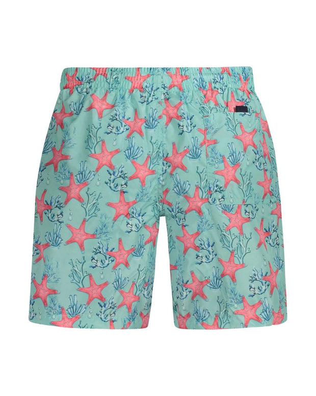 Blue Polyester Swimwear