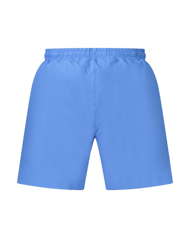 Blue Polyester Swimwear