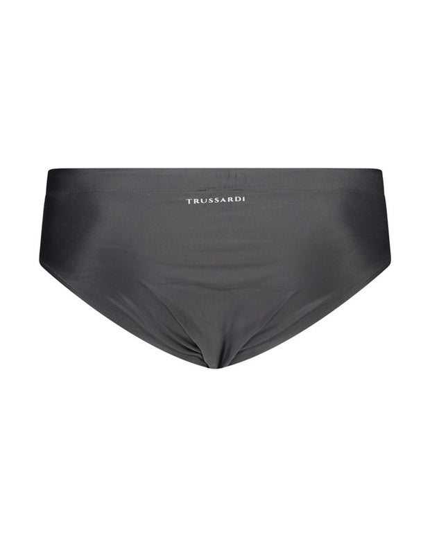 Black Elastane Swimwear