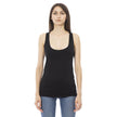 Black Viscose Tank Top