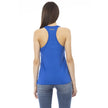 Blue Viscose Tank Top