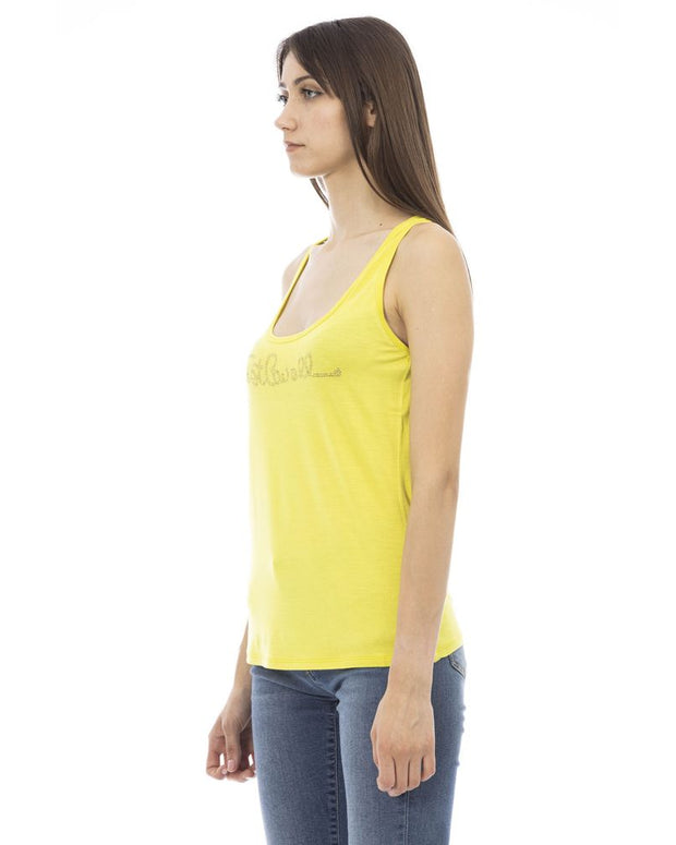 Yellow Viscose Tank Top