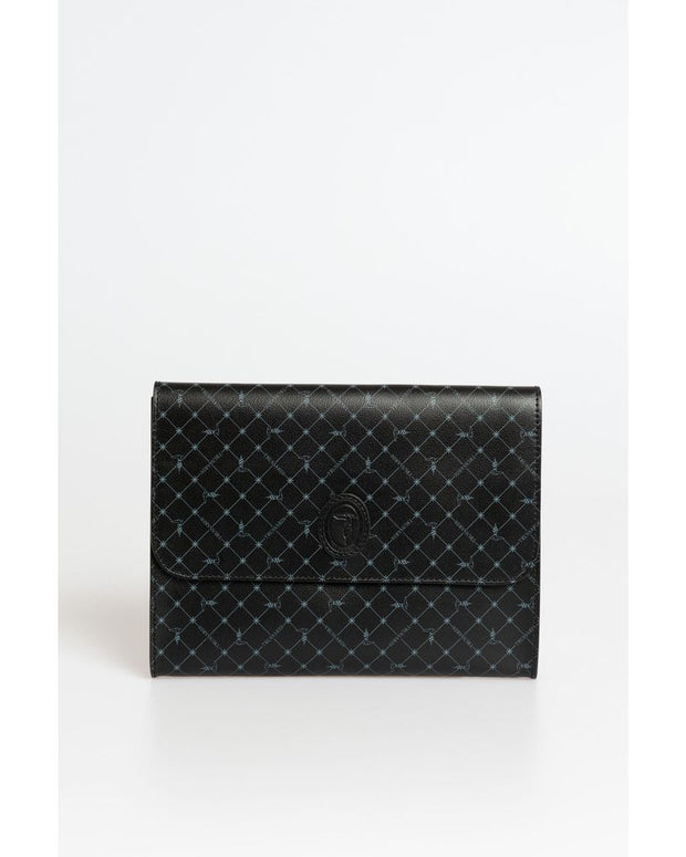 Black Polyester Men Clutch