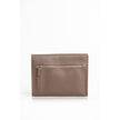 Brown Polyester Men Clutch