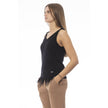 Black Wool Women Tank Top