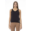 Black Fabric Tank Top