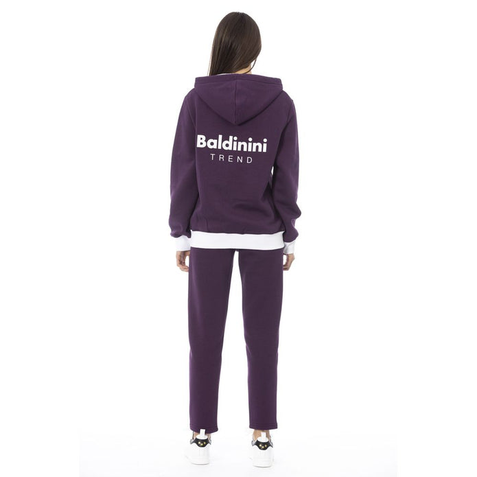 Purple Cotton Women's Sweater