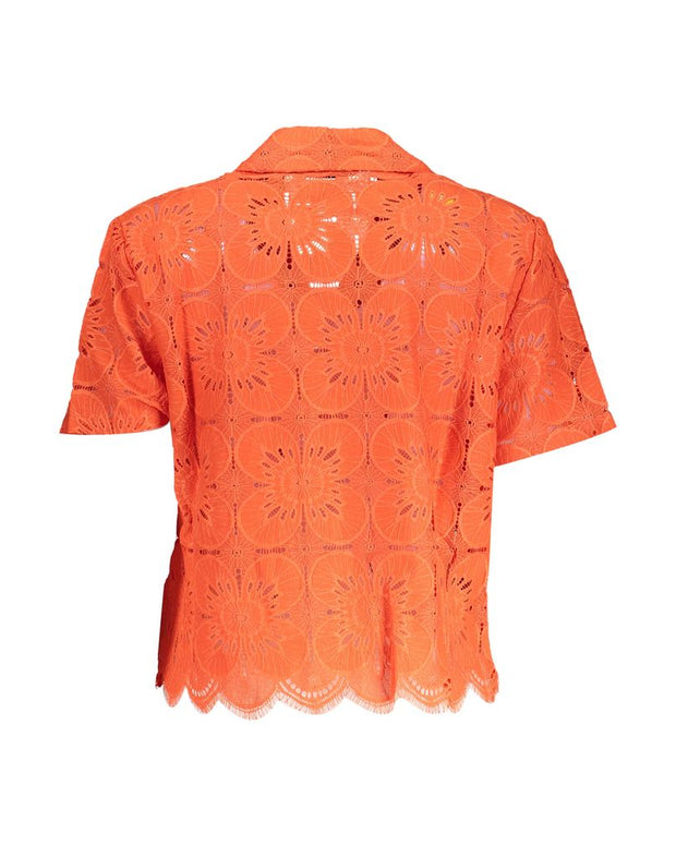 Orange Cotton Shirt