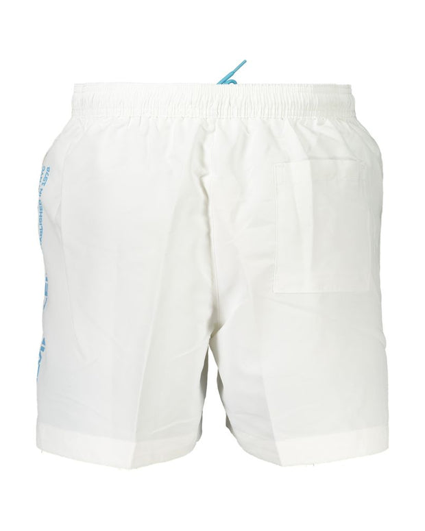 White Polyester Swimwear