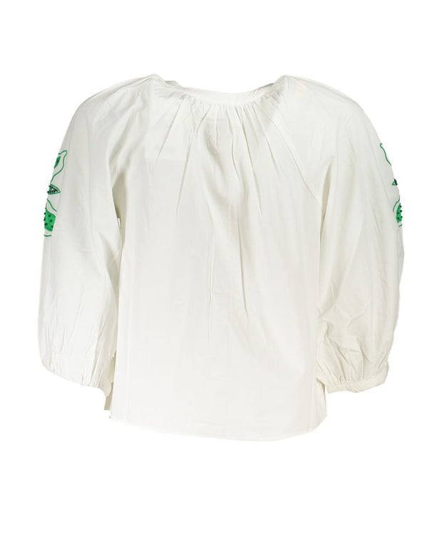 White Polyester Shirt
