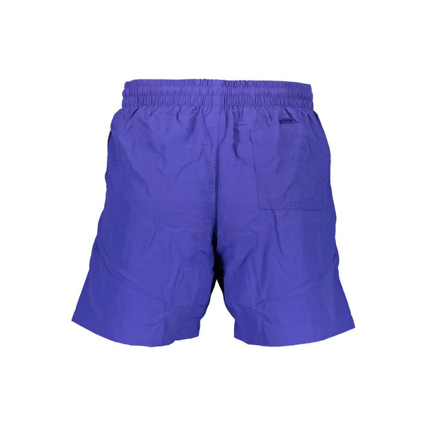 Blue Polyamide Swimwear
