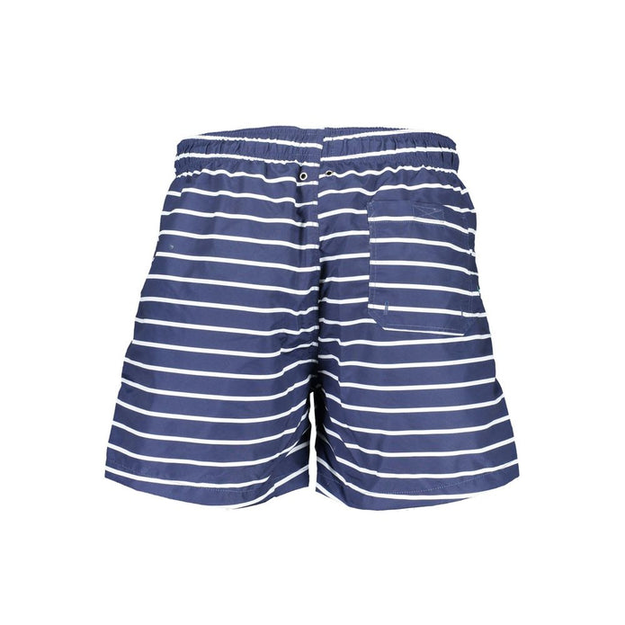 Blue Polyester Swimwear