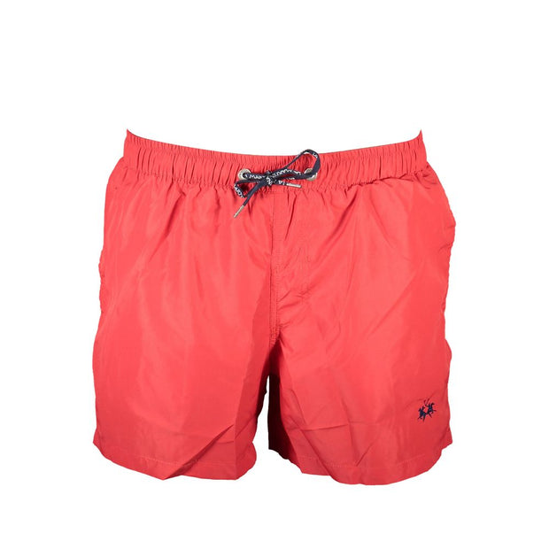 Red Polyester Swimwear