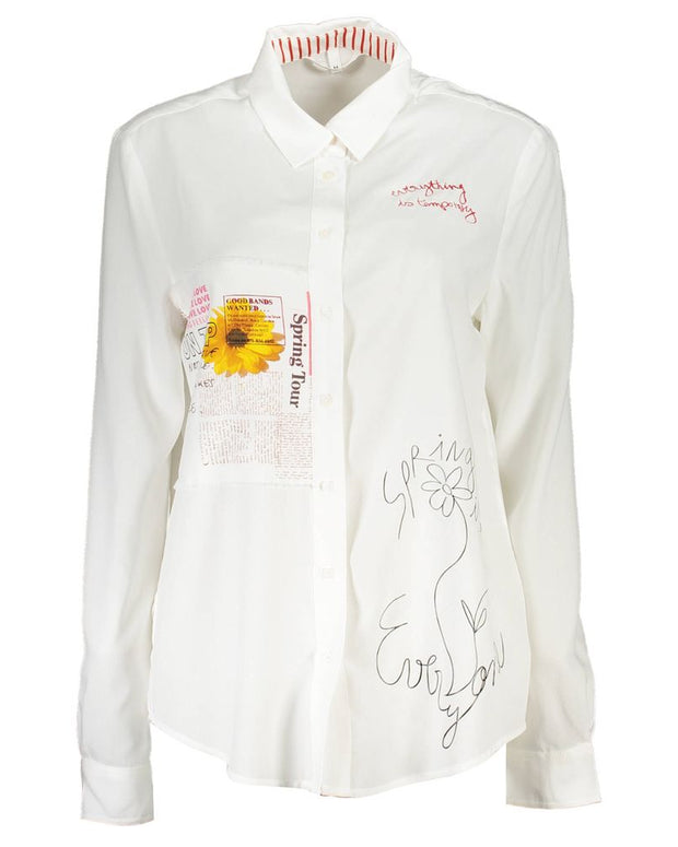 White Viscose Shirt