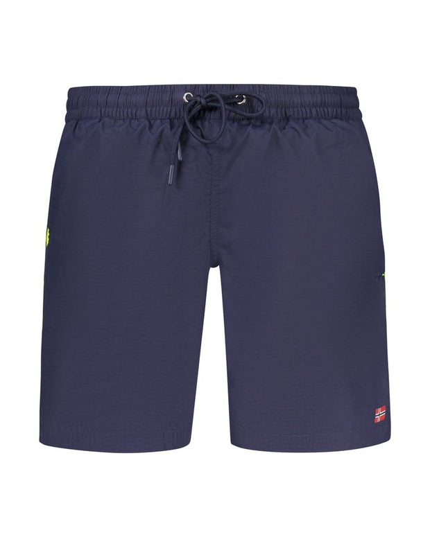 Blue Polyamide Swimwear