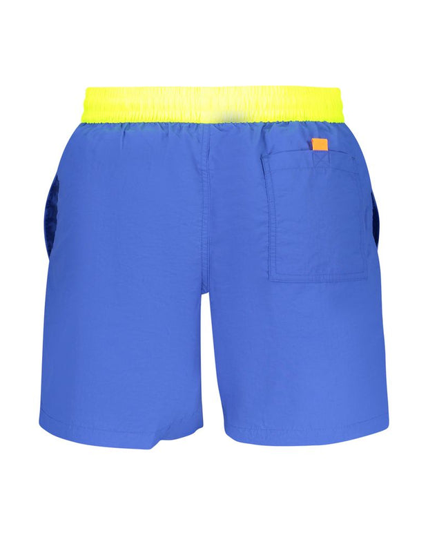 Blue Polyamide Swimwear