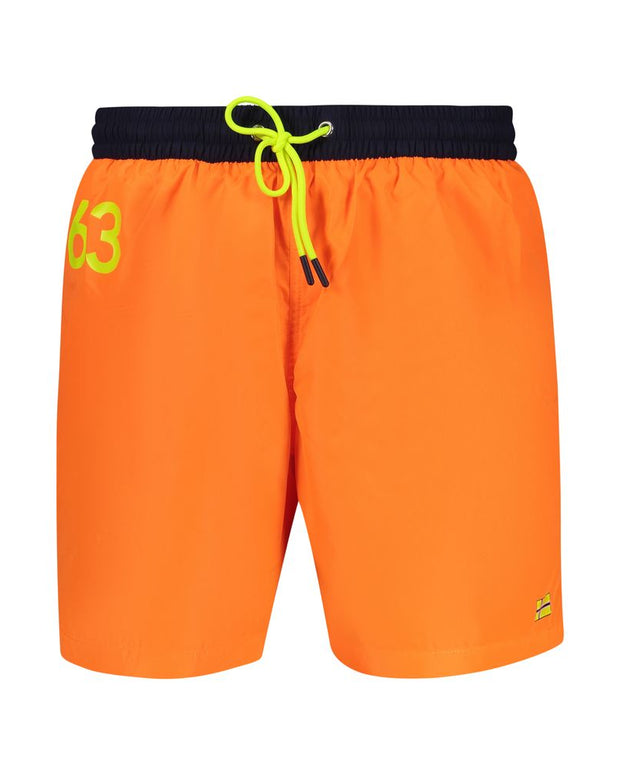 Orange Polyamide Swimwear