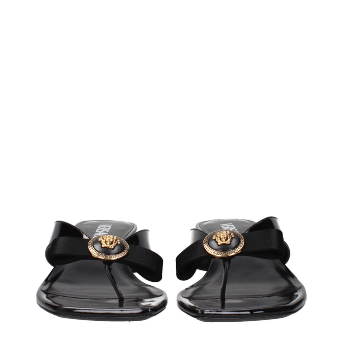 Black Leather Stiletto Heels Sandals