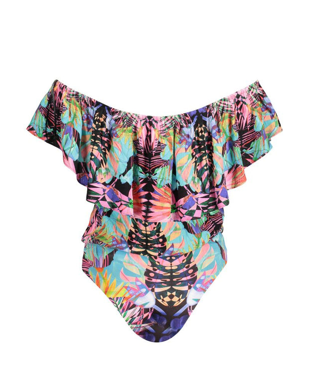 Black Polyester Bodysuit