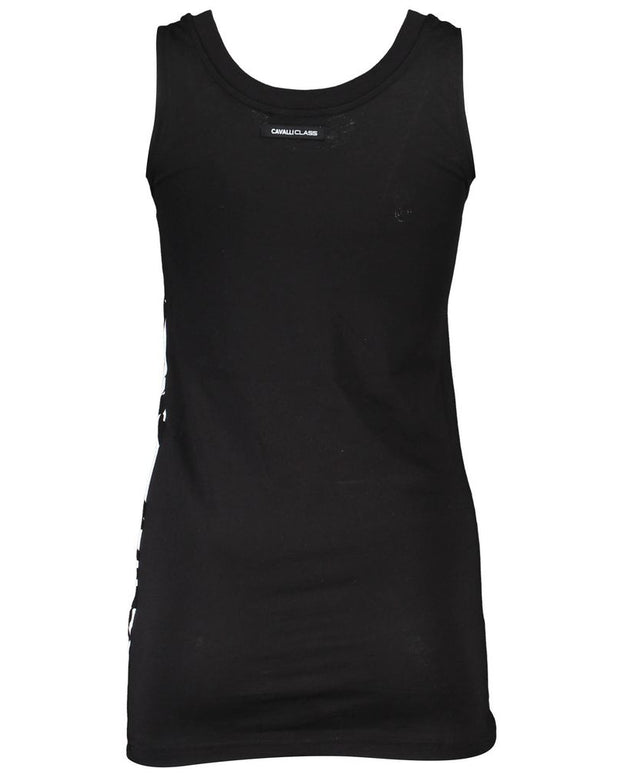 Black Cotton Tank Top