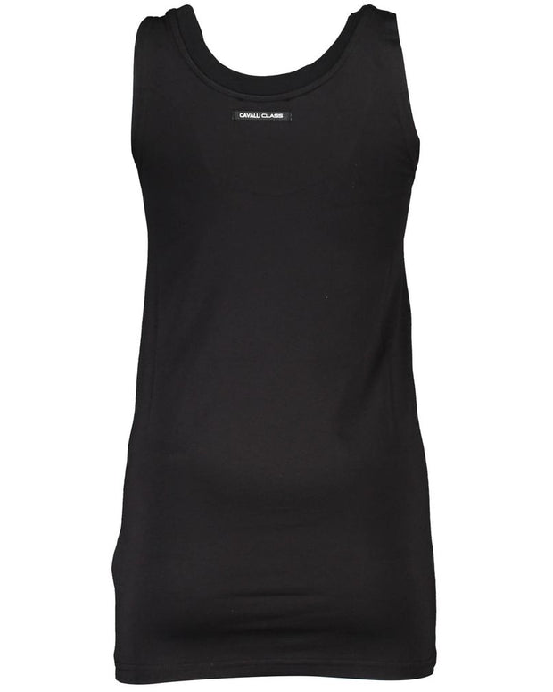 Black Cotton Tank Top