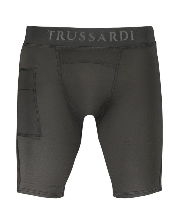 Black Polyester Pant