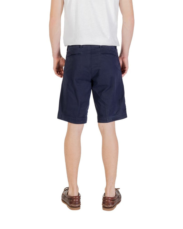 Blue Cotton Bermuda