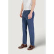 Blue Cotton Skinny Pant