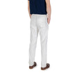 White Cotton Skinny Pants