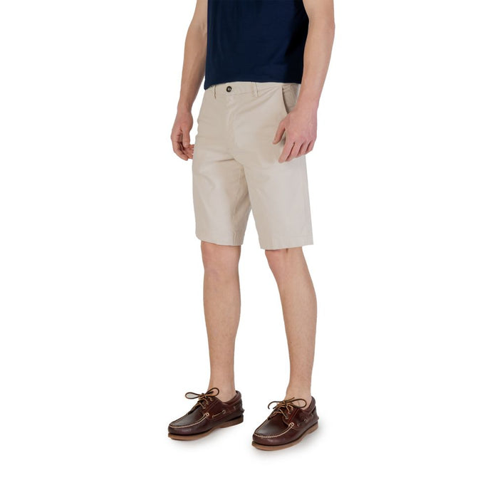 Bicolor Cotton Bermuda