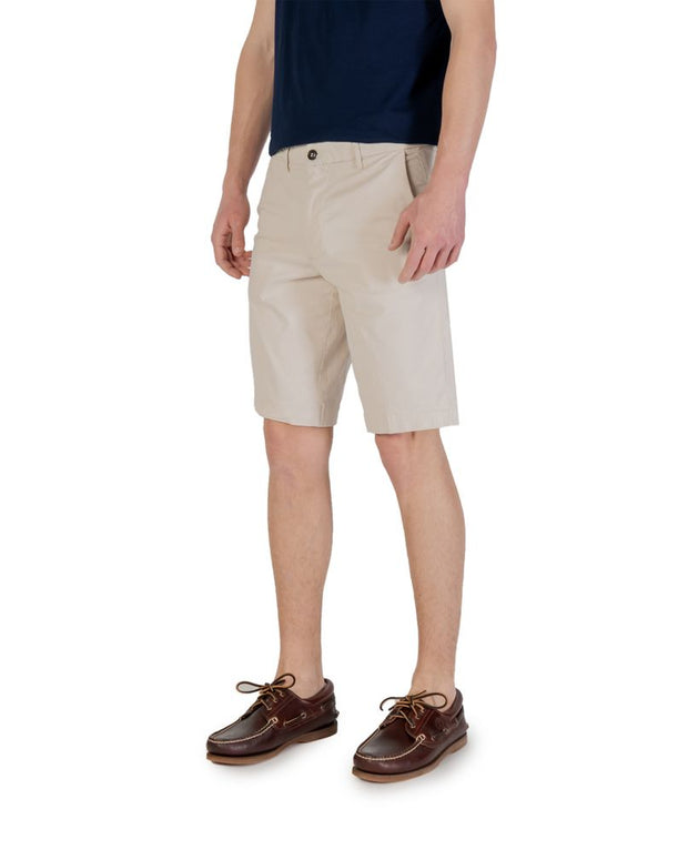 Bicolor Cotton Bermuda