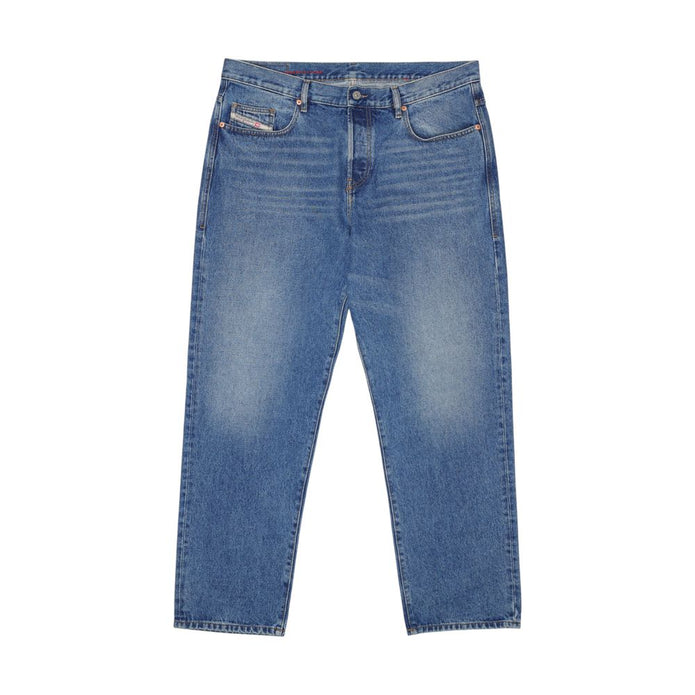 Blue Cotton Relaxed Fit Jean