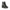 Black Polyester Ankle