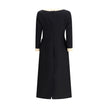 Wool Dress with Bow