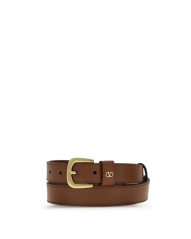 Brown Leather Regular Belt