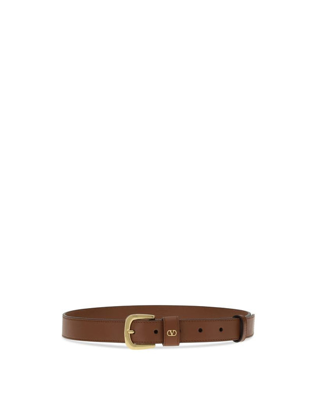 Brown Leather Regular Belt