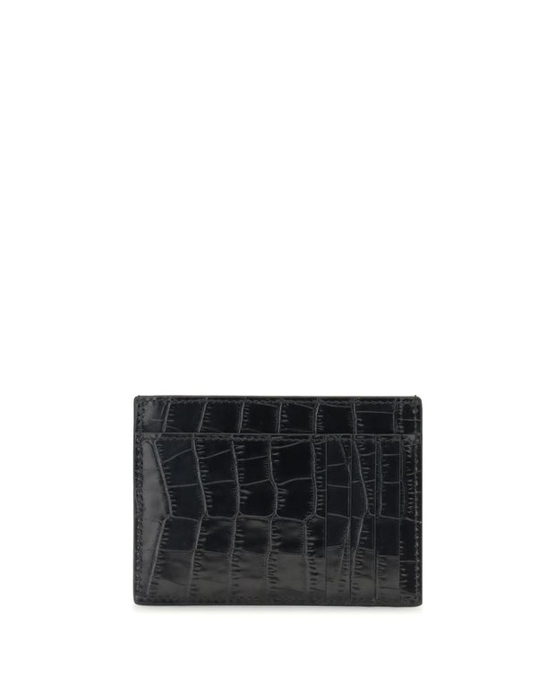 Croco leather Card Holder