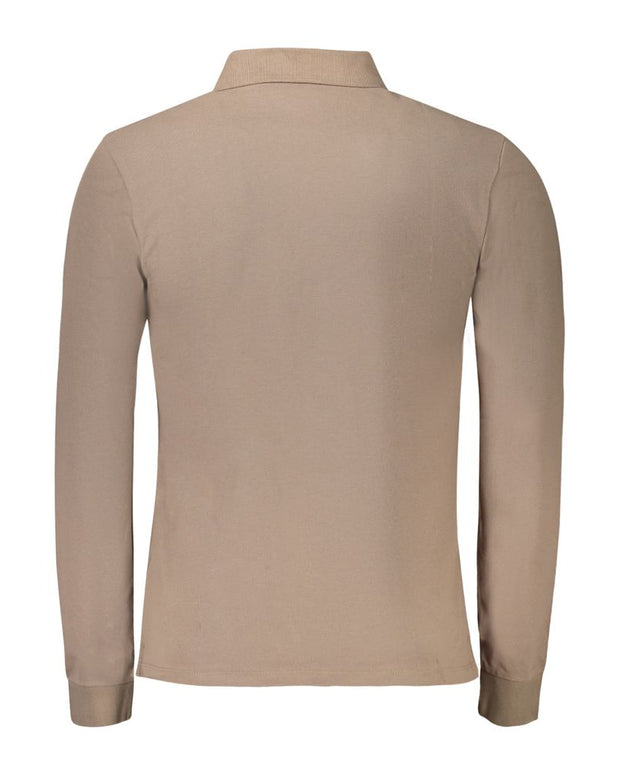 Brown Cotton Polo Shirt