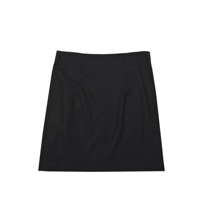 Black Cotton Two-Piece Suit