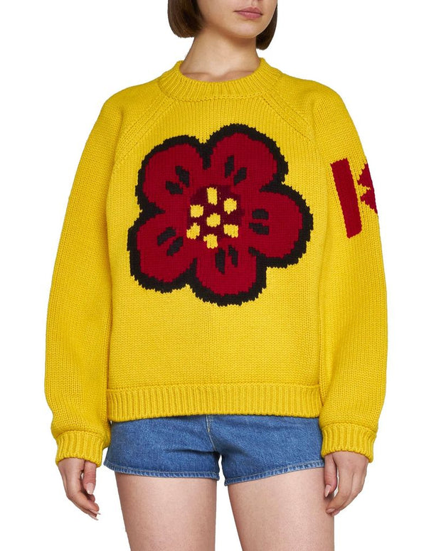 Yellow Cotton Sweatshirt